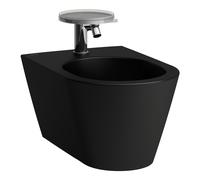 Bidé mural LAUFEN Kartell, 1 orificio de grifo, 370x545x430mm, H8303317163021, Color: Negro Mate