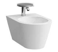 Bidé mural LAUFEN Kartell, 1 orificio de grifo, 370x545x430mm, H830331A003021, Color: Blanco con LCC Activo