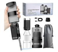 Bidet eléctrico portátil, con capacidad de 260+380 ml, 2 niveles de chorro y cabezal de ducha ajustable
