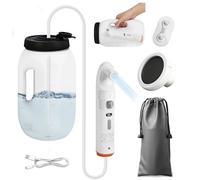 Bidet Eléctrico Portátil con Tanque de 2,5L y Batería 1600 mAh | Ducha de Mano con 2 Niveles, Pulverizador de Bidé Eléctrico, para Camping, Higiene Personal y Viajes