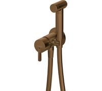 Bidet empotrado con bidé, fabricado en latón, acabado en bronce cepillado, monomando, con función de encendido y apagado, y con una garantía de 7 años