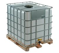 Bidón de agua IBC (Capacidad volumétrica: 1.000 l, Equipamiento: Con tapa)