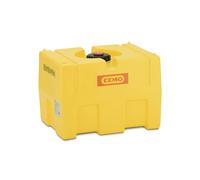 Bidón de PE para agua CEMO, en forma de caja, amarillo