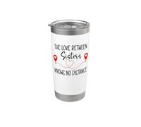 Big Sister Friend The Love Between Sisters Knows No Distance Vaso térmico de acero inoxidable de doble pared