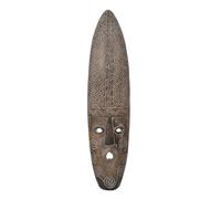 BigBuy Home Figura Decorativa Marrón Máscara 22 x 6 x 87 cm