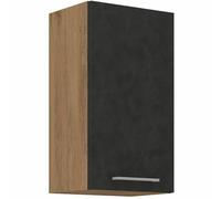 Aucune Columna ROCK con decoración roble lancelot y gris matera - 1 puerta