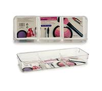 BigBuy Home S3602127 Organizador de Maquillaje, 10 X 4 X 27.5 Cm, Plástico