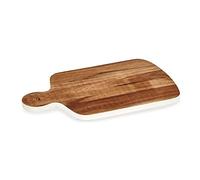 BigBuy Home Tabla de Cortar marrón Blanco Madera de Acacia (25, 7 x 1, 5 x 40 centímetros)