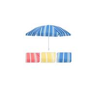 BigBuy Outdoor Sombrilla de playa A rayas Ø 180 cm