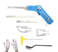 BigKing Cortador eléctrico de espuma caliente de 180 W, 0 - 600 ℃ 220 - 240 V, con 4 cuchillas, guantes, cepillo, llave inglesa, cuchillo eléctrico en caliente para EPS, XPS, PU, EVA, tabla KT