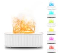 Bigqin 300 ml Difusor de Aceites Esenciales, USB Humidificador Aceites Esenciales con 7 Colores & 3 Temporizadores, Difusor de Aromas Humificador de Aromas, Humificadores para Habitación Hogar Oficina