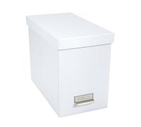 Bigso Box of Sweden 944145544 White Fibre Panel Folder Holder 35 x 18.5 x 27 cm