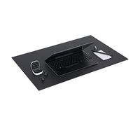 Bigso Box of Sweden ANNIE Alfombrilla de escritorio - elegante tapete de escritorio de fibra y papel - protector de mesa anti arañazos, anti manchas y anti rozaduras - gris oscuro