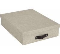 BIGSO BOX - OSKAR - Caja para documentos A4 - Fabricada en lino