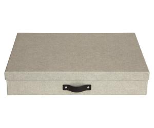 BIGSO BOX - SVERKER - Caja para documentos en formato A3 - Fabricada en lino
