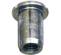Bihr Tuercas de crimpado de acero M6 20pcs