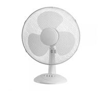 Bilake Ventilador sobremesa Blanco Cape 40W silencioso | Ventilador de sobremesa Grande Ø 43 cm de diámetro 53x43x25 cm