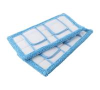 BildeeMait 2 almohadillas de microfibra para fregona Swiffer, reutilizables, de doble cara, toallitas húmedas y secas con tiras de fregar, lavables a máquina, recambios de limpieza dura