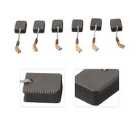 BildeeMait 6 cepillos de carbono N421362 DWE4217 DWE4238 amoladora angular, 6,5 x 12 x 14 mm, kit de reparación de motor, herramientas eléctricas