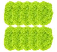 BildeeMait Almohadillas de repuesto de microfibra lavables compatibles con Swiffer Sweeper, paños de limpieza reutilizables en seco y húmedo, paquete de 4 unidades, color azul