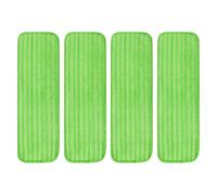 BildeeMait Almohadillas reutilizables de microfibra para Swiffer Sweeper XL, gruesas, absorbentes y húmedas, para azulejos de madera dura, vinilo, paquete de 4, color verde