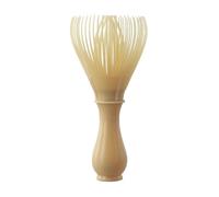 BildeeMait Batidor de resina Matcha Chasen, ceremonia de agitador de té ergonómico de polipropileno, diseño de base estable en limpieza de albaricoque