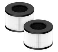 BildeeMait BS-03 True HEPA Filtro de repuesto para purificador de aire Slevoo, prefiltro de grado H13 3 en 1 y carbón activado, paquete de 2