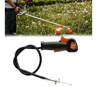 BildeeMait Interruptor de mango de cable de gatillo del acelerador para FS75 para cortadores de cepillo FS80 FS85, para pieza de repuesto 4137-180-1109, fácil de instalar, negro