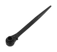 BildeeMait Llave de carraca en T de acero de alto carbono para mantenimiento de motosierra con punta plana, tuerca de barra de 240 mm para limpiar ranuras y bobinado de alambre
