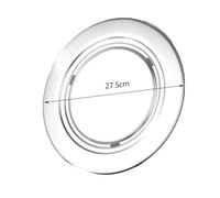 BildeeMait Vaporera redonda de acero inoxidable para cocinar al vapor, 18-30 cm, soporte estable para alimentos, albóndigas, bollos, diseño apilable