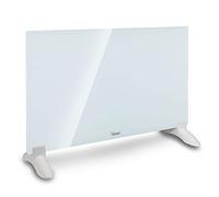 Bimar HC508 Convector de pared o suelo, calefacción convección natural, cuerpo metálico y panel frontal de vidrio, estufa eléctrica de pared, protección IP24 (salpicaduras de agua)