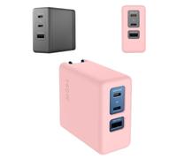 Binovaren Funda protectora de silicona para cargador DJI Power 140W GaN, funda suave para cargador portátil, resistente a golpes y arañazos, a prueba de caídas, antihuellas, rosa