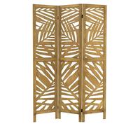 Biombo de madera, de 3 paneles, 170x121 cm, plegable, para interiores