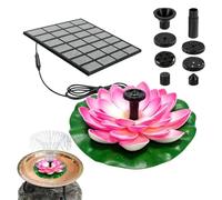 Bird Bath - Solar Powered Floating Fountain Pump Kit for Gardens and Ponds