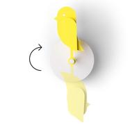 Birdie Design Monitor de CO2 para Interiores - Medidor de Calidad del Aire para el hogar y la Oficina - Promueve la Salud Mental (Yellow)