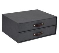 BIRGER, caja organizadora con 2 compartimentos - Color , material: lona