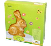Birkmann 212015 - Molde para repostería (1000 ml, diseño de conejito de Pascua con aspecto 3D, acero al carbono de alta calidad, revestimiento antiadherente, con sugerencia de recetas, resistente a la