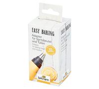 Birkmann - Adaptador para manga pastelera y boquillas Easy Baking, plástico apto para alimentos, color gris