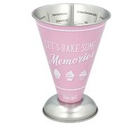 Birkmann Colour Kitchen - Vaso medidor, color rosa, hojalata, diámetro 11 cm, altura 14,5 cm