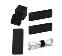 BIRLOZA 41 PCS Soportes de Cable Autoadhesivos, Bridas Ajustables, Clips de Cable Reutilizables, Organizador de Cables con Ultra Adhesión para Gestión de Cables