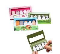 BIRLOZA 450 Mini Adhesivos de Notas Adhesivas Divertidas con Diseño de Animales para Profesores, Aula, Hogar, Oficina y Material Escolar