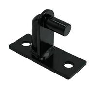 Bisagra De Acero Galvanizada La Puerta Del Soporte Pared Hardware | Kit de bisagras for puerta con eslabones de cadena for exteriores(Black-2)