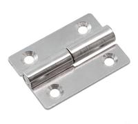 Bisagra de puerta desmontable de acero inoxidable, diseño de elevación de junta deslizante 304 resistente, para armario de armario, herrajes extraíbles ajustables (2 pulgadas a la derecha)