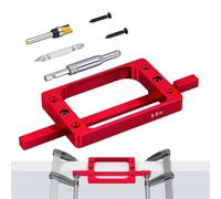 Bisagra de puerta para fresadora universal de 89 mm | Juego de plantillas de fresado para marcos de puerta, taller, garaje, casa, carpintería, construcción, renovación de madera
