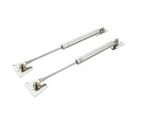 Bisagra for muebles, elevador de puerta armario cocina, soporte neumático, resorte Gas hidráulico, pistones cilindro, 6 uds Para Muebles(Silver,150N)