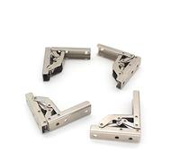 Bisagra plegable de 90 grados para puerta/estante oculto, soporte de mesa, piezas de muebles (4 piezas)
