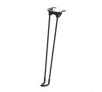 Bisagra plegable, soporte para patas de cama, placa de acero de 2,5 mm de grosor para banco de trabajo, extensión de cama, caballete resistente (38 cm)