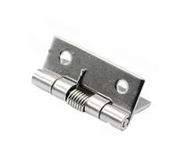 Bisagras Armario Bisagra de resorte de cierre automático, bisagras de puerta de acero inoxidable, accesorios de Hardware for muebles, 1/1, 5/2/2, 5/3/4 pulgadas, 2 uds.(2 Inch)