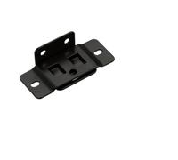 Bisagras Armario Conector de muebles en forma L 8 piezas | Sujetador de junta de gabinete de soporte de estante de 90 grados(Black 10pcs)