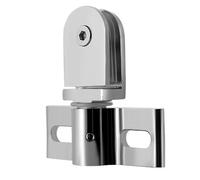 Bisagras de aleación de zinc gruesas de un solo lado para montaje en pared, clip de fijación de ducha de vidrio, bisagras de puerta de baño, clip plegable para mampara de ducha